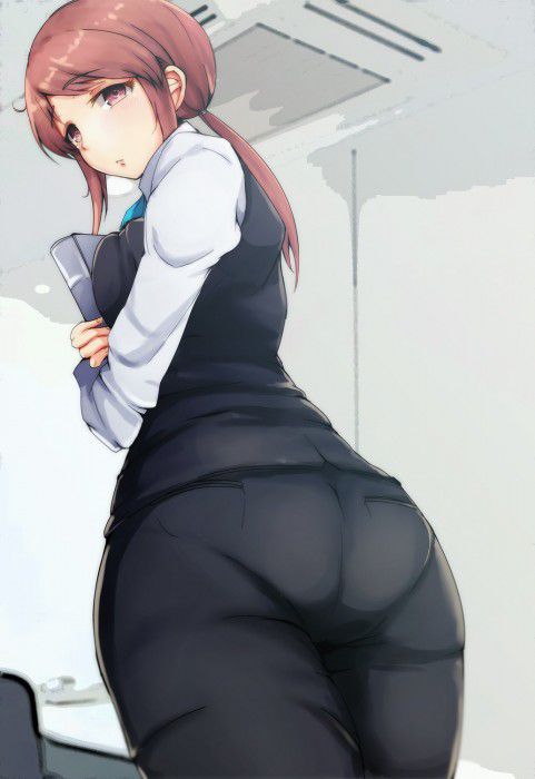 Erotic anime summary Beautiful girls who are floating panty line pants are too tight [secondary erotic] 12