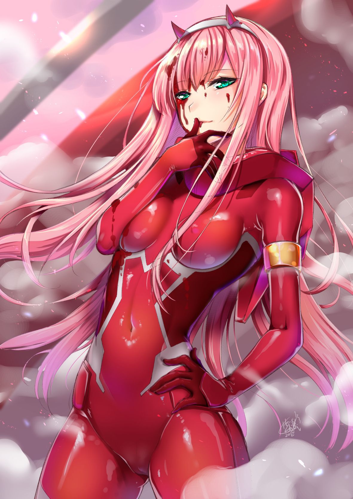 [Secondary] Darling in the Franchis, image summary of the girl zero two pulling the blood of the screaming dragon! No.01 [20 sheets] 1