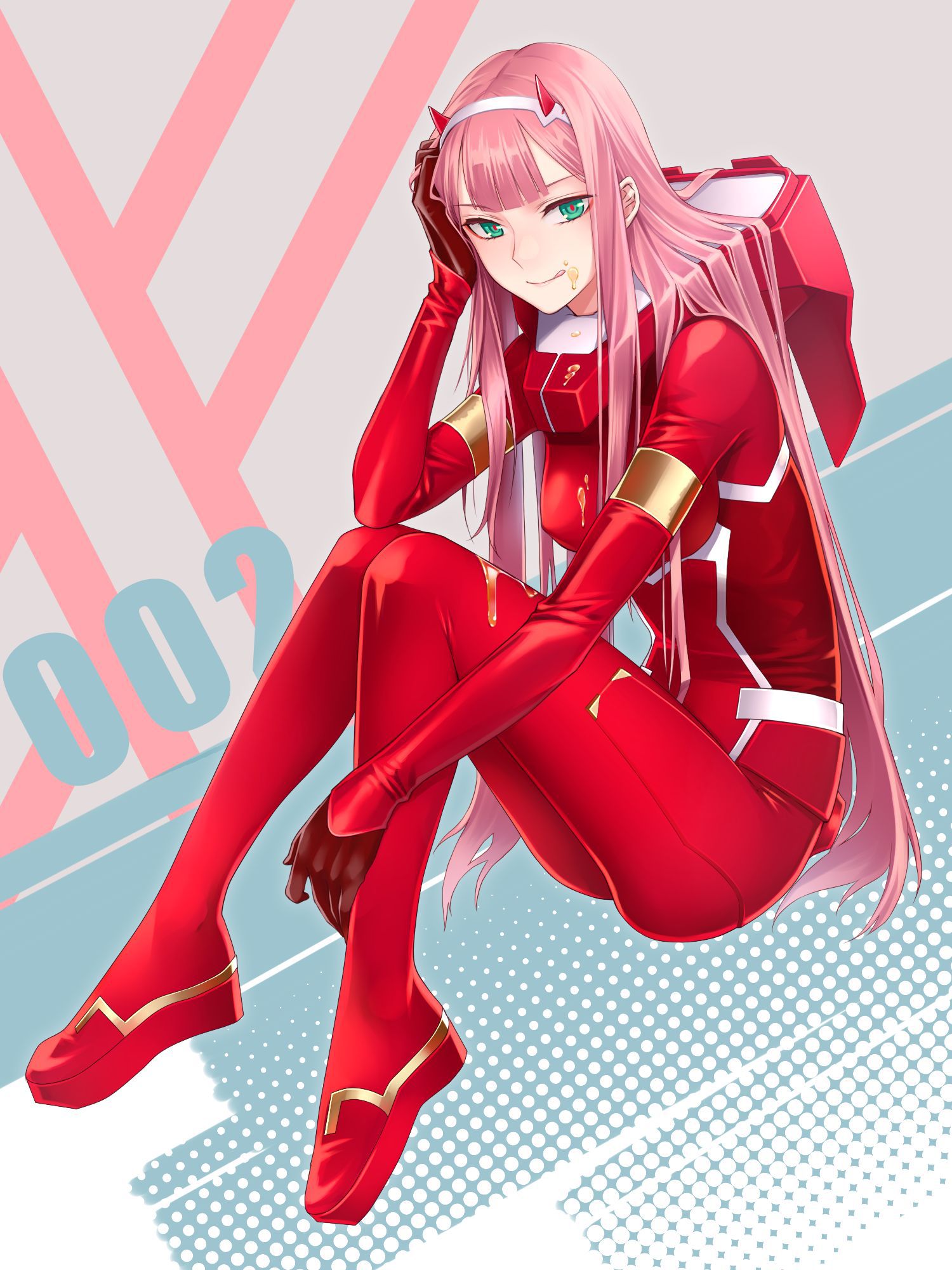 [Secondary] Darling in the Franchis, image summary of the girl zero two pulling the blood of the screaming dragon! No.01 [20 sheets] 4