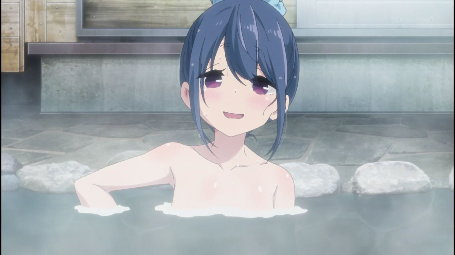 Hot spring bathing scene of girls' erotic in 11 stories of the anime Yuru Camp△ 2nd period! 12