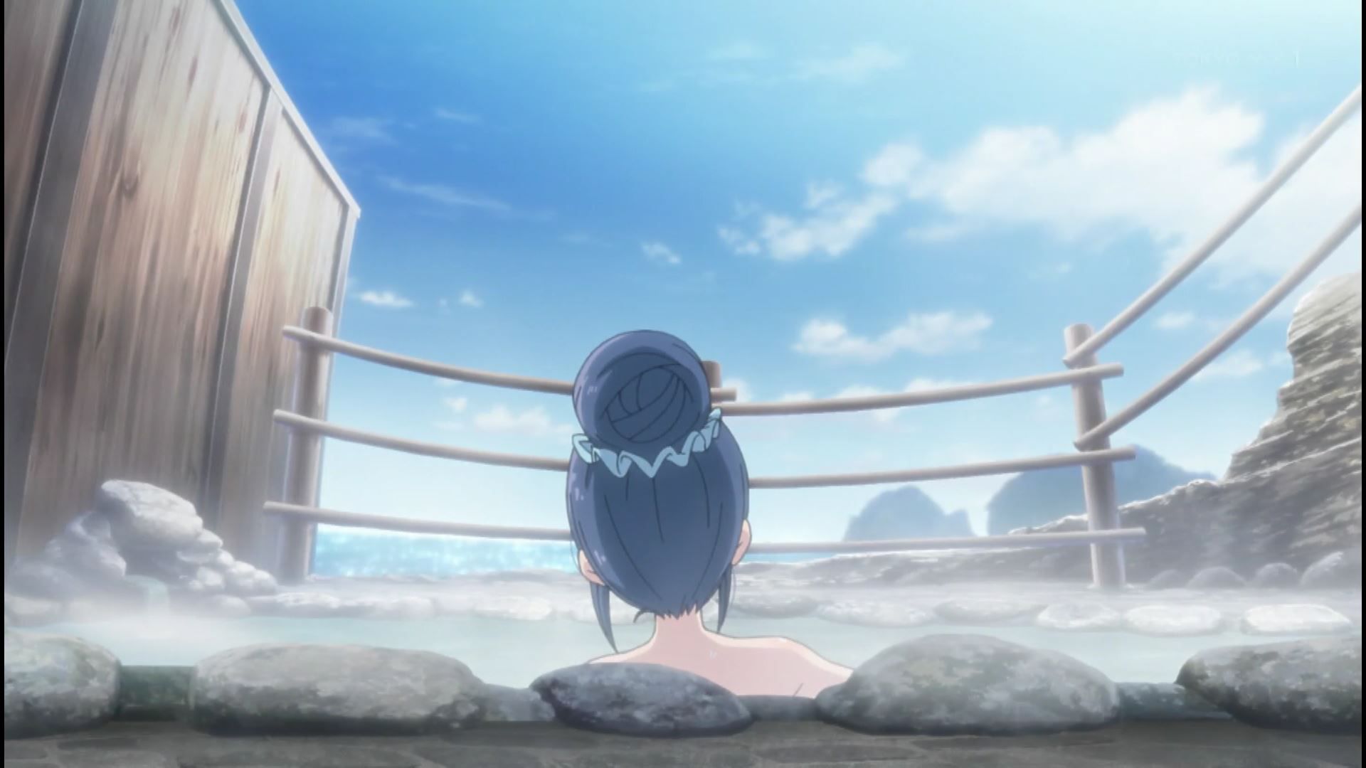 Hot spring bathing scene of girls' erotic in 11 stories of the anime Yuru Camp△ 2nd period! 13