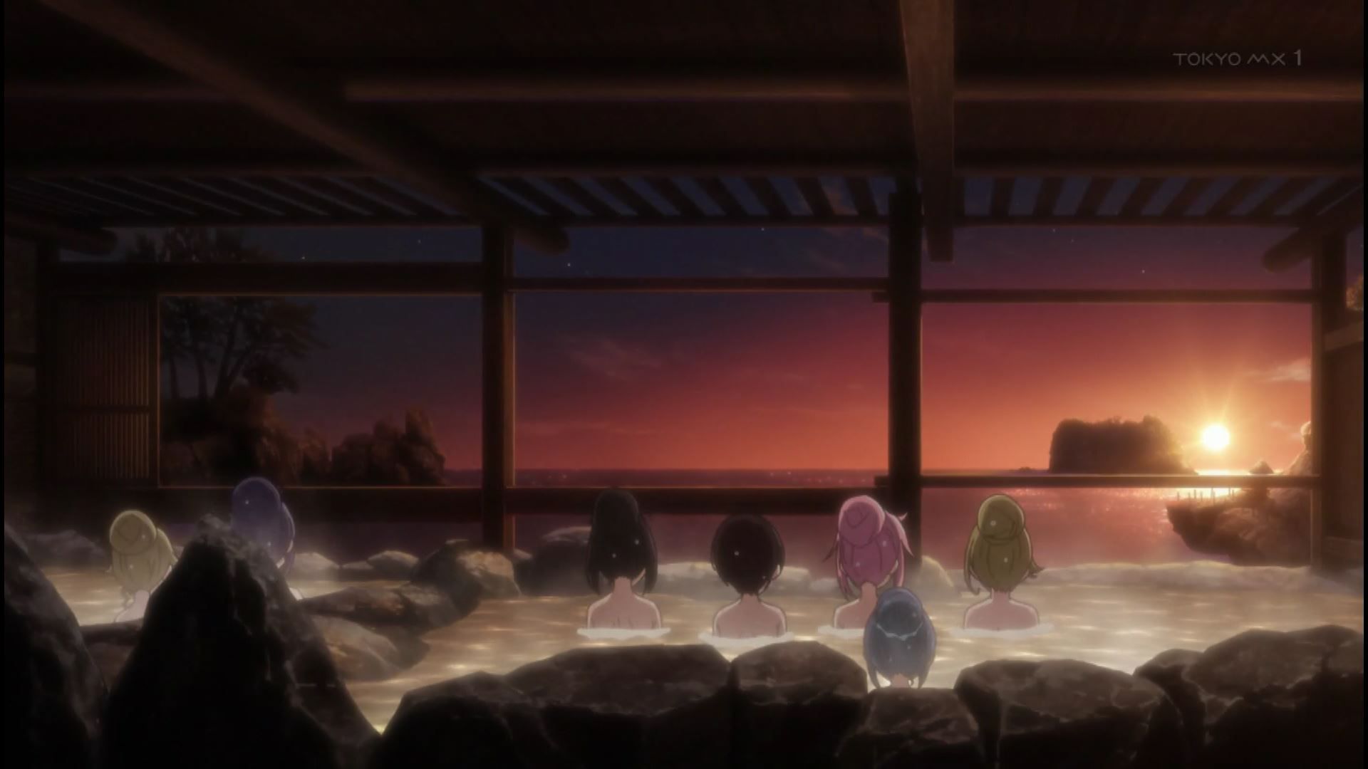 Hot spring bathing scene of girls' erotic in 11 stories of the anime Yuru Camp△ 2nd period! 4