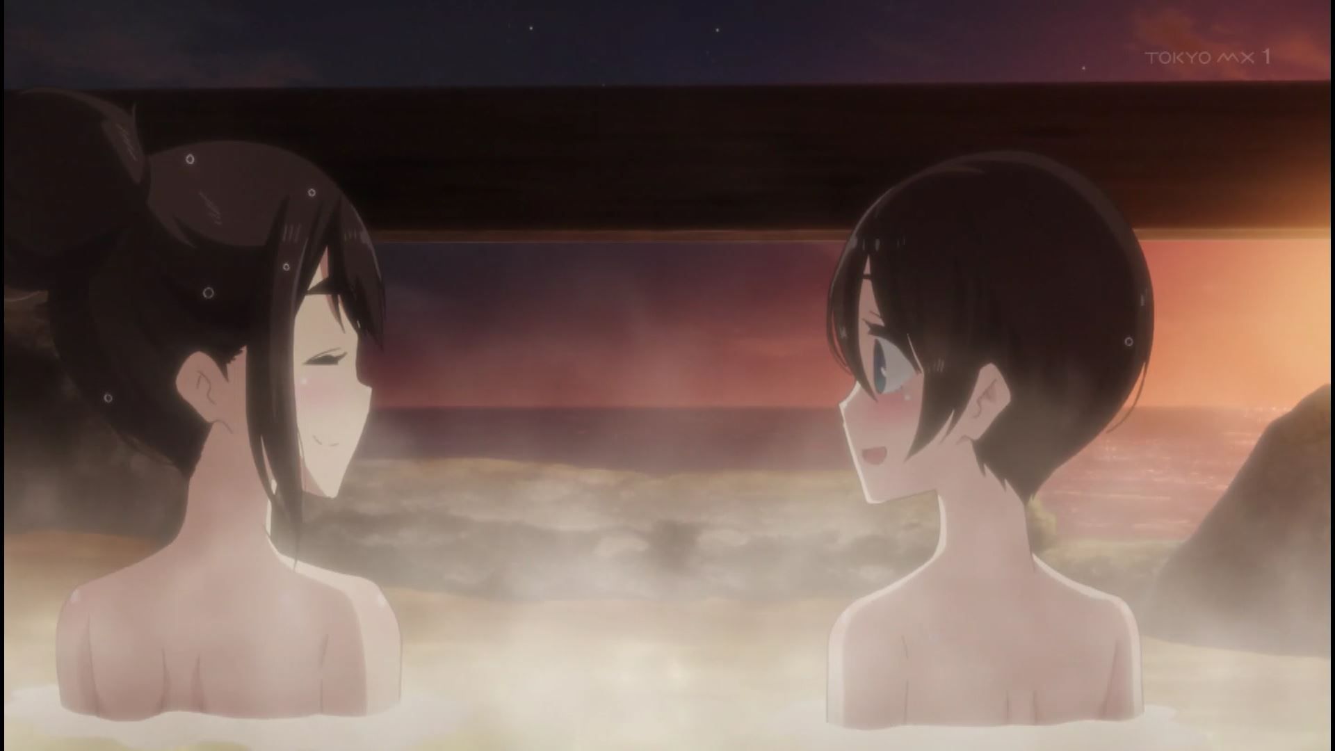 Hot spring bathing scene of girls' erotic in 11 stories of the anime Yuru Camp△ 2nd period! 6