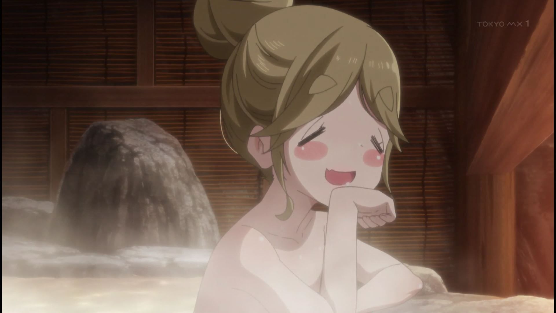 Hot spring bathing scene of girls' erotic in 11 stories of the anime Yuru Camp△ 2nd period! 7