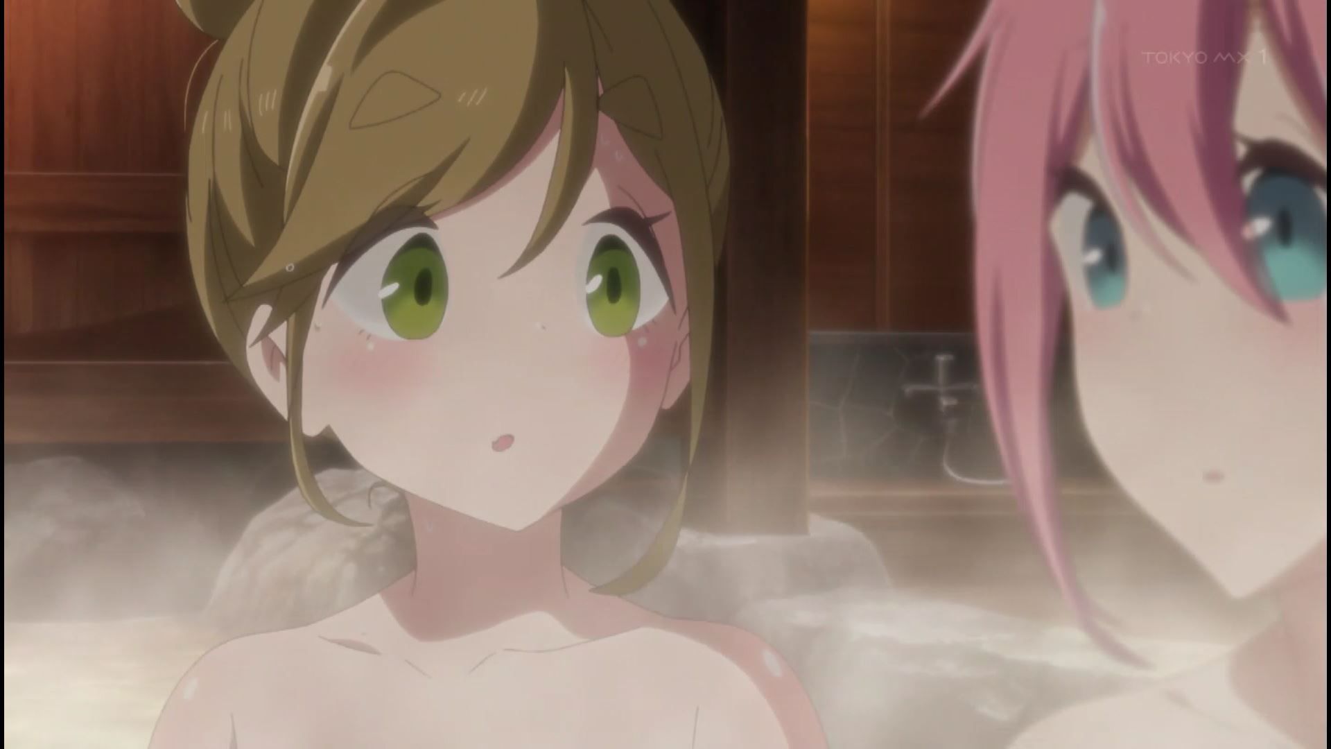 Hot spring bathing scene of girls' erotic in 11 stories of the anime Yuru Camp△ 2nd period! 9