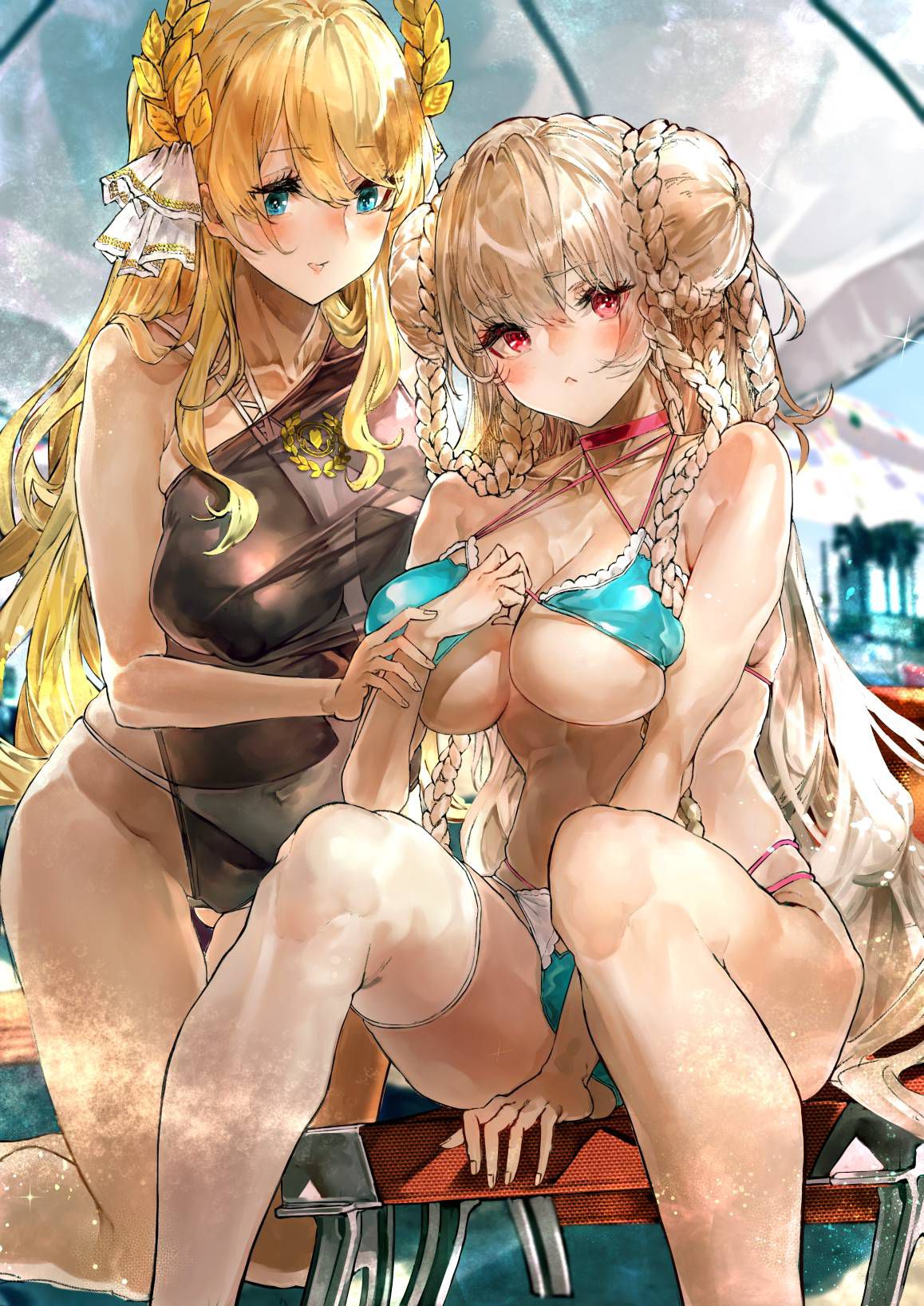 [Secondary erotic] Azur Lane, illustrationus class aircraft carrier third ship Faumi Double's tight image summary! No.10 [20 sheets] 10