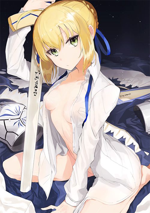 Erotic anime summary erotic images of beautiful girls and beautiful girls in naked shirts [50 pieces] 15