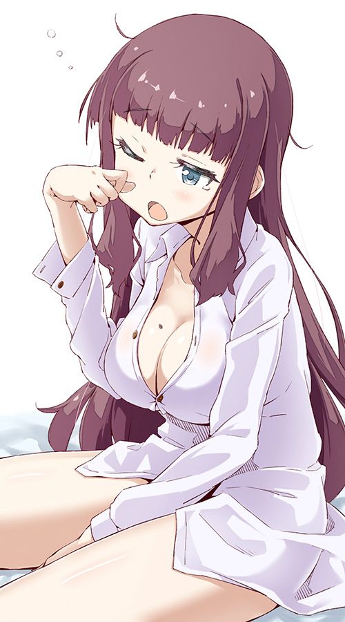 Erotic anime summary erotic images of beautiful girls and beautiful girls in naked shirts [50 pieces] 20