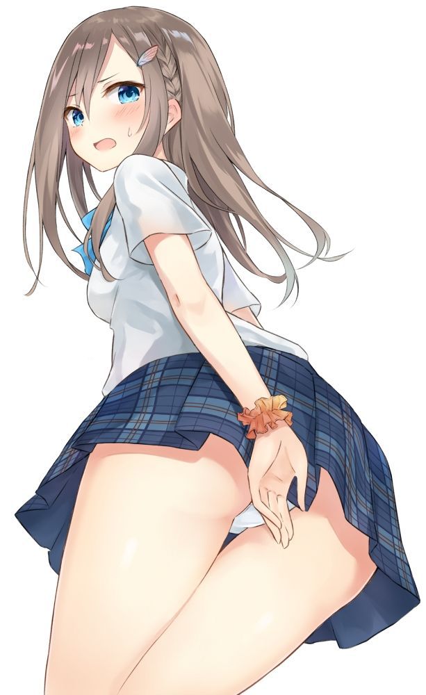 Erotic anime summary Panchira of beautiful girls who seem not to be able to hide erections when seen in the city and school [secondary erotic] 1