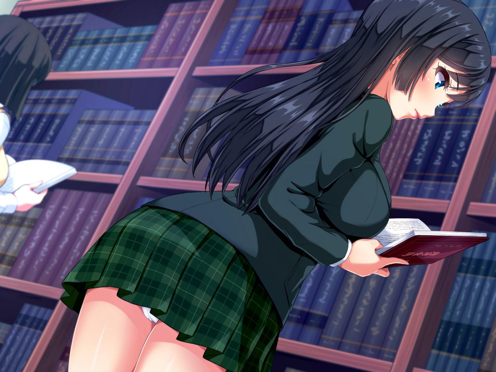 Erotic anime summary Panchira of beautiful girls who seem not to be able to hide erections when seen in the city and school [secondary erotic] 20