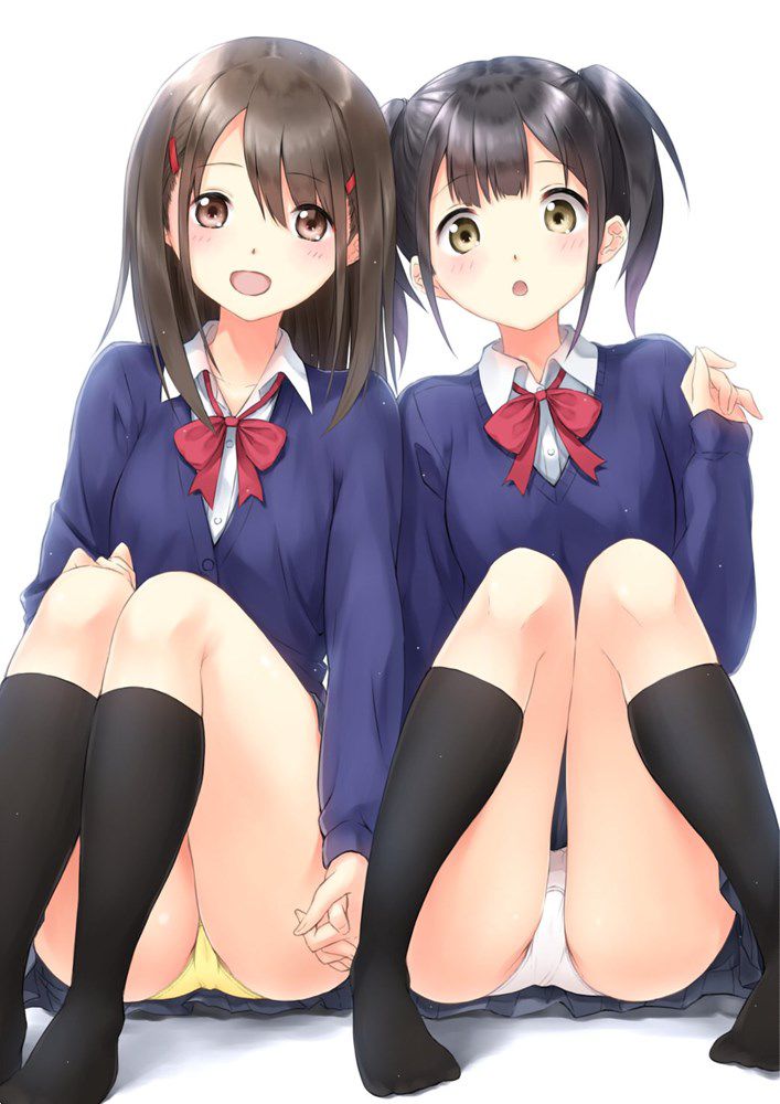 Erotic anime summary Panchira of beautiful girls who seem not to be able to hide erections when seen in the city and school [secondary erotic] 30