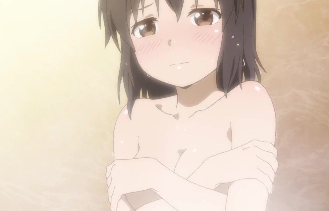 Erotic bath bathing scene with a girl's echi nakedness in the anime "Gekidol" 7 stories! 1