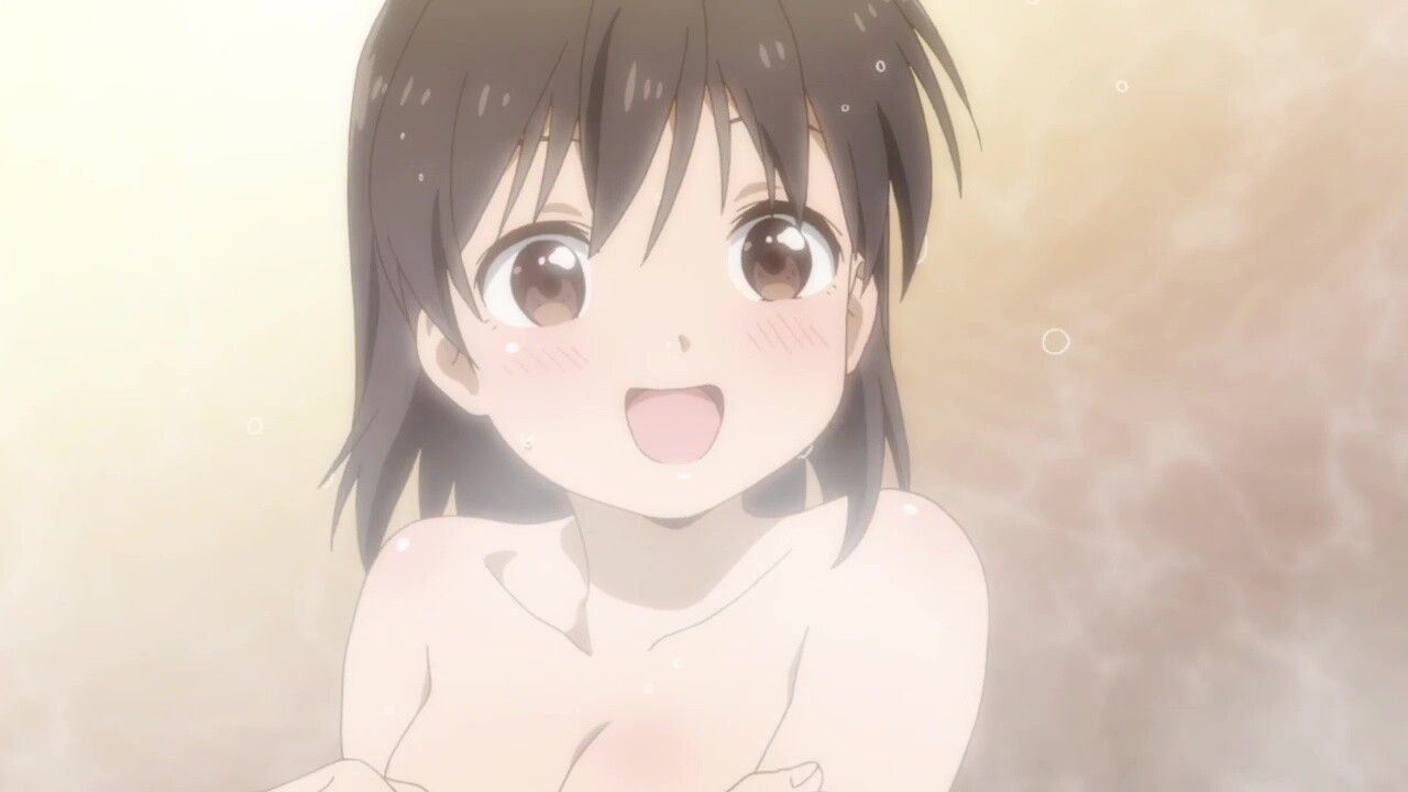 Erotic bath bathing scene with a girl's echi nakedness in the anime "Gekidol" 7 stories! 12