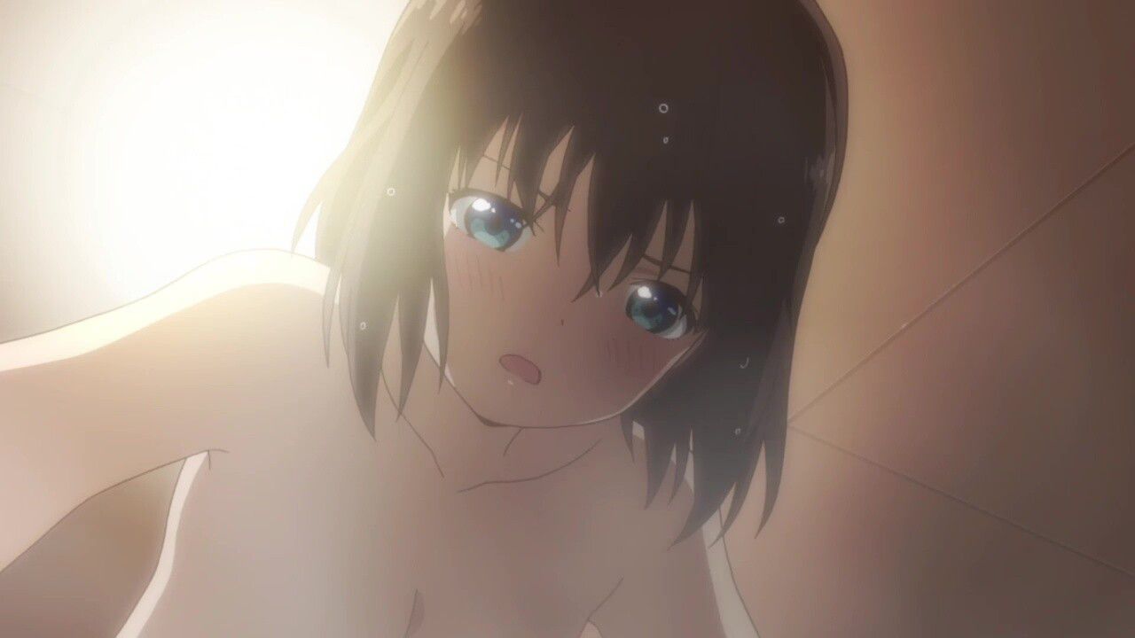 Erotic bath bathing scene with a girl's echi nakedness in the anime "Gekidol" 7 stories! 14