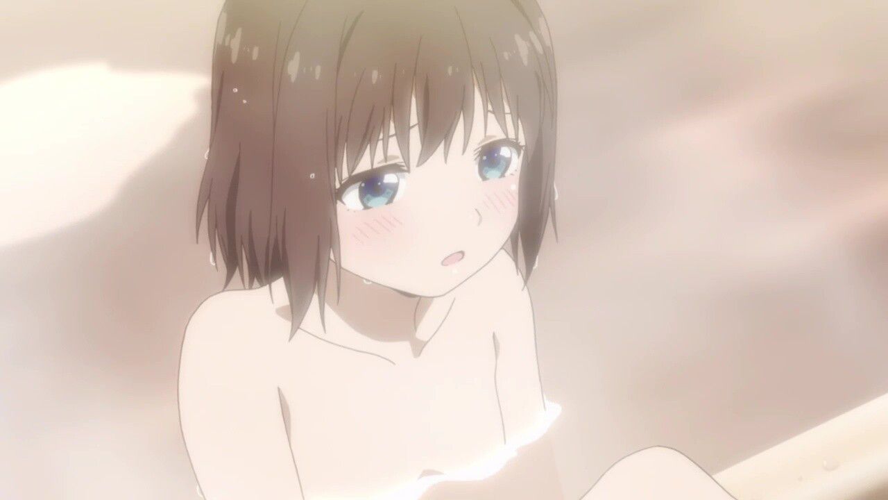 Erotic bath bathing scene with a girl's echi nakedness in the anime "Gekidol" 7 stories! 9