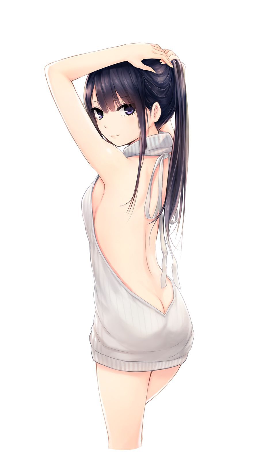 Secondary image: Back full view! A half-neck sweater that kills a virgin! No.04 [20 sheets] 6