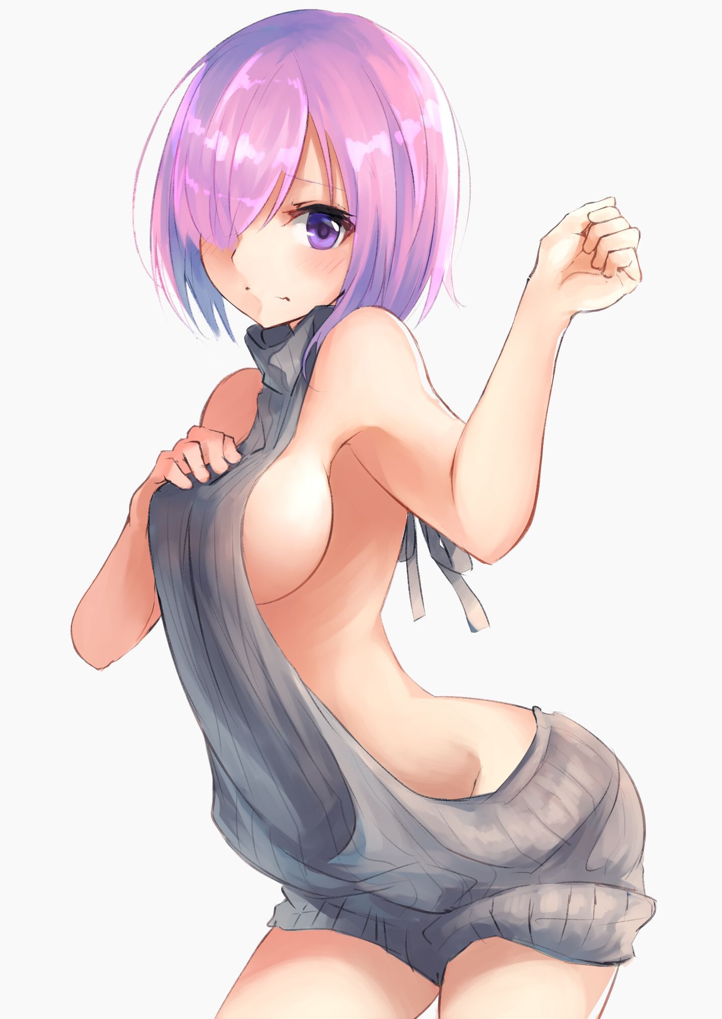 Secondary image: Back full view! A half-neck sweater that kills a virgin! No.04 [20 sheets] 7