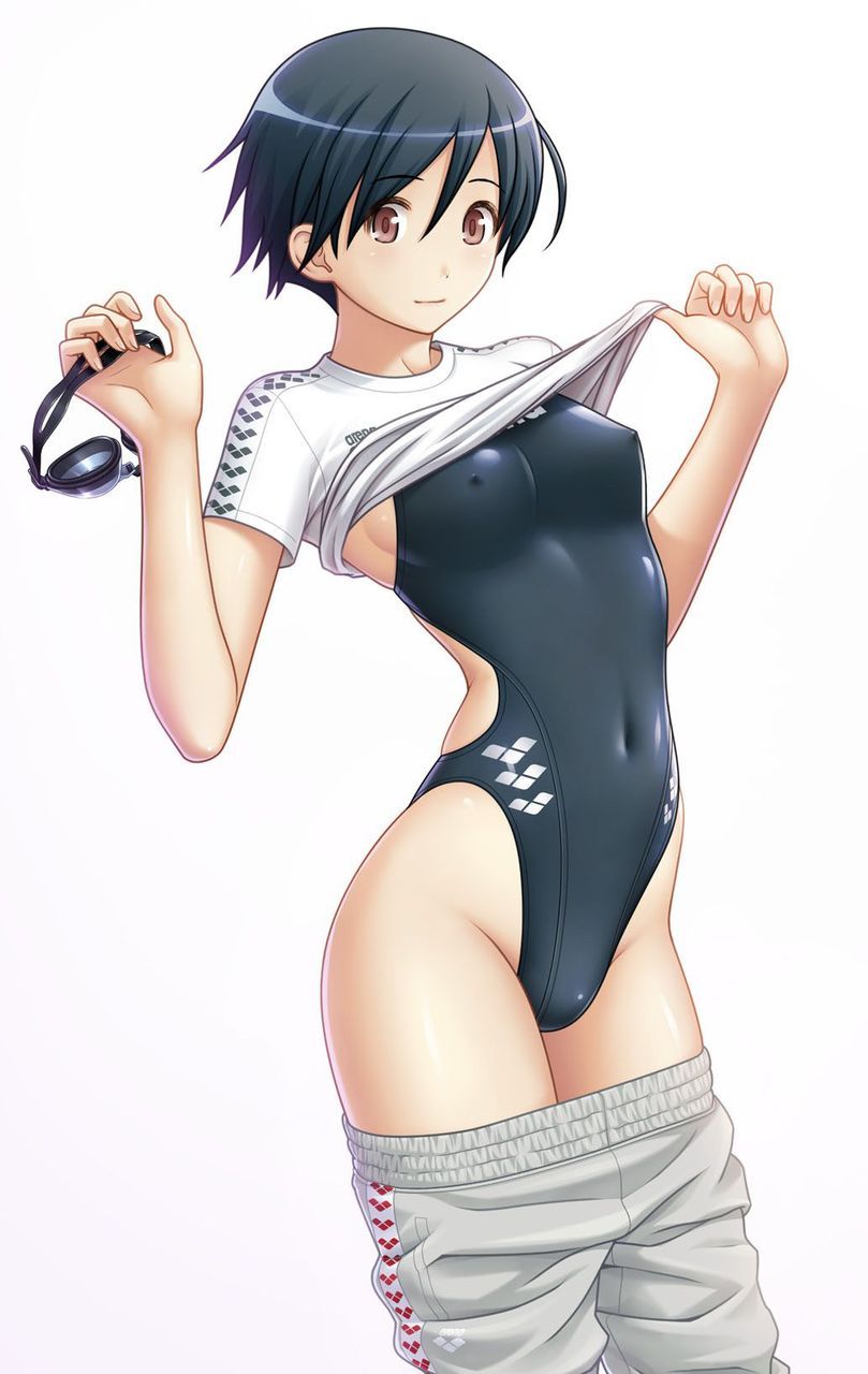 [Swimming swimsuit] beautiful girl image of the swimsuit that a body line comes out just by wearing Part 8 11