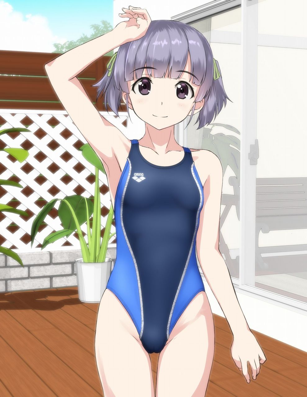 [Swimming swimsuit] beautiful girl image of the swimsuit that a body line comes out just by wearing Part 8 3