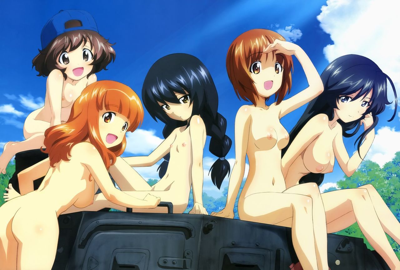 The image of Girls &amp;amp; Panzer that is too erotic is a foul! 9