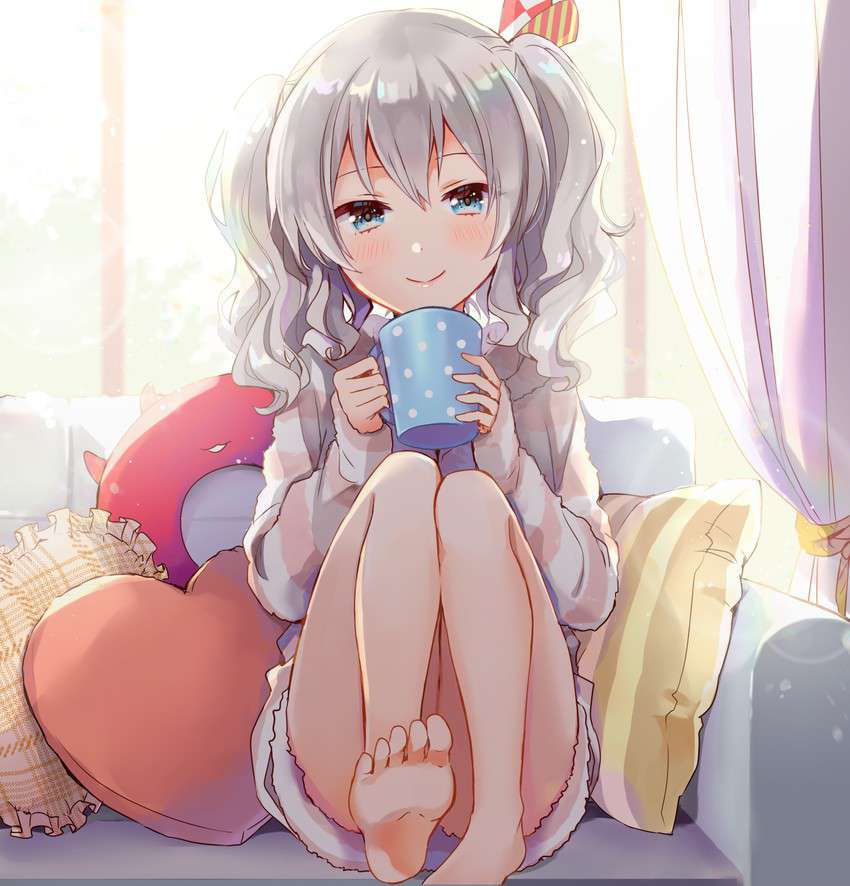 【Morning after the day】Secondary erotic image of a girl who has a coffee cup 19