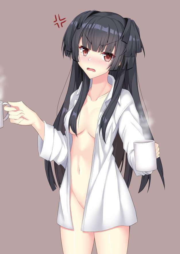 【Morning after the day】Secondary erotic image of a girl who has a coffee cup 2