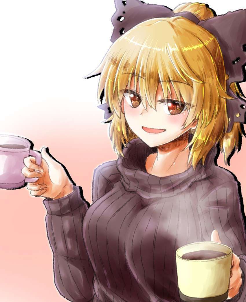 【Morning after the day】Secondary erotic image of a girl who has a coffee cup 20