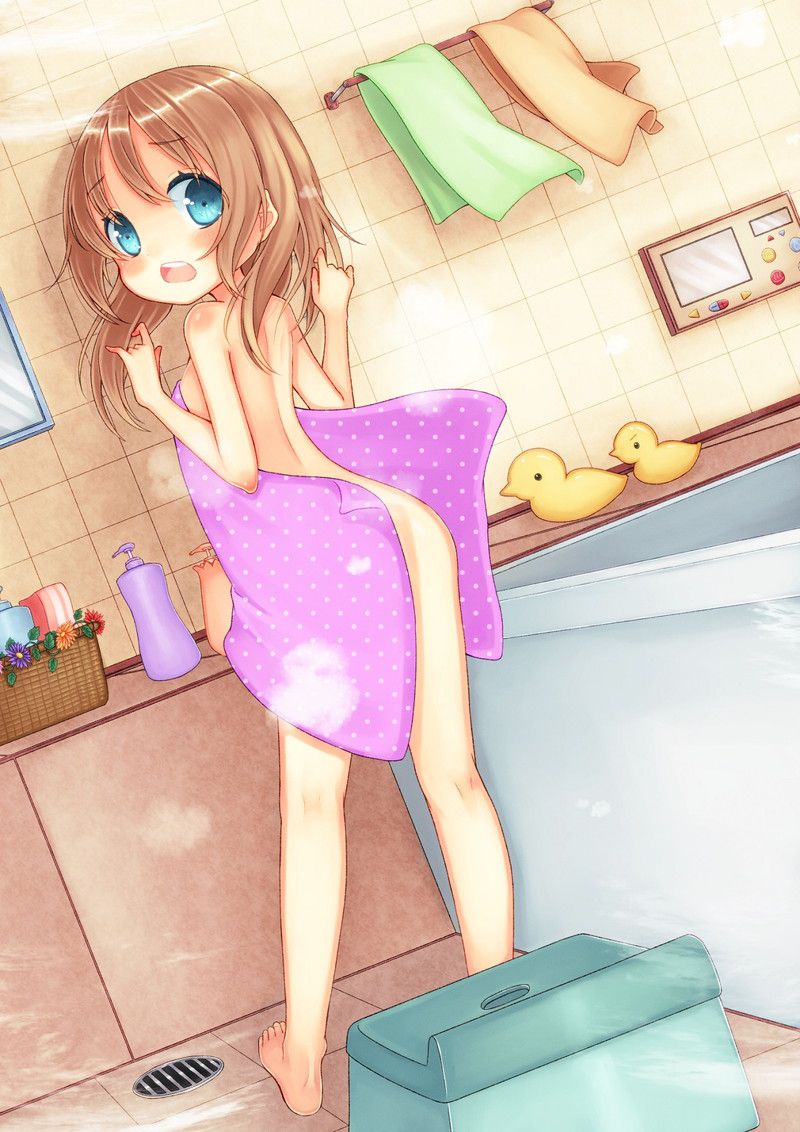 Secondary erotic girls exposing the unprotected figure of one bath towel [40 pieces] 19