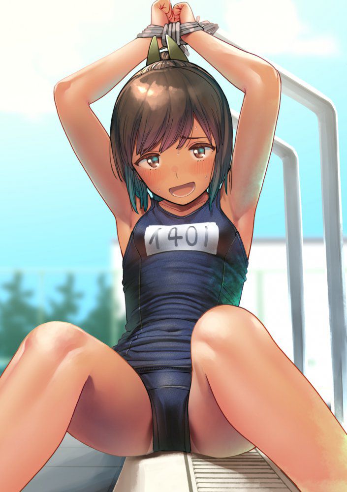 【Secondary】Image of girl wearing school swimsuit [Sukusui] 34