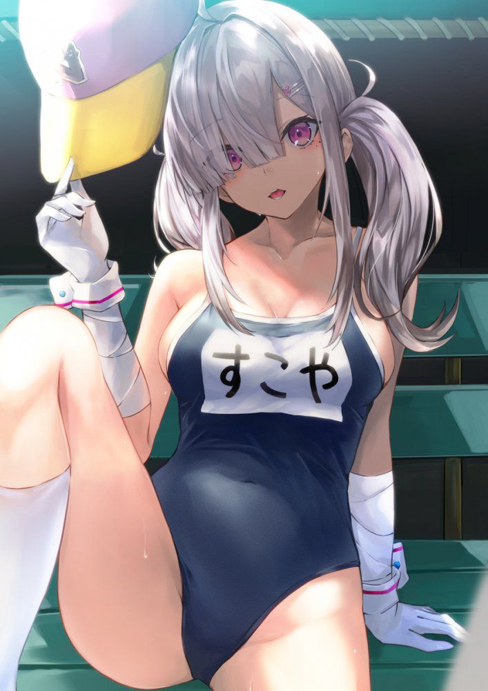 【Secondary】Image of girl wearing school swimsuit [Sukusui] 4