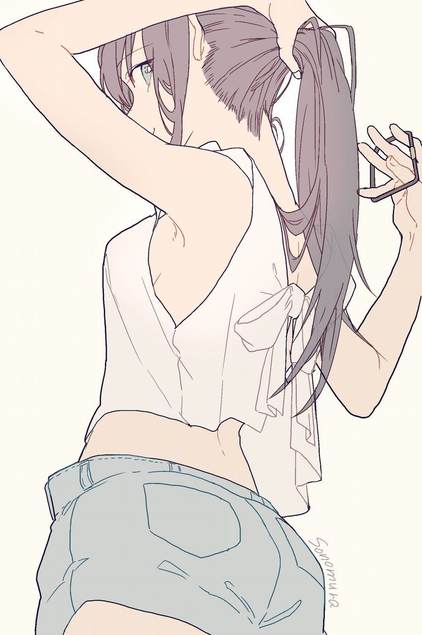 【Ponytail】An image of a girl in a ponytail Part 13 6