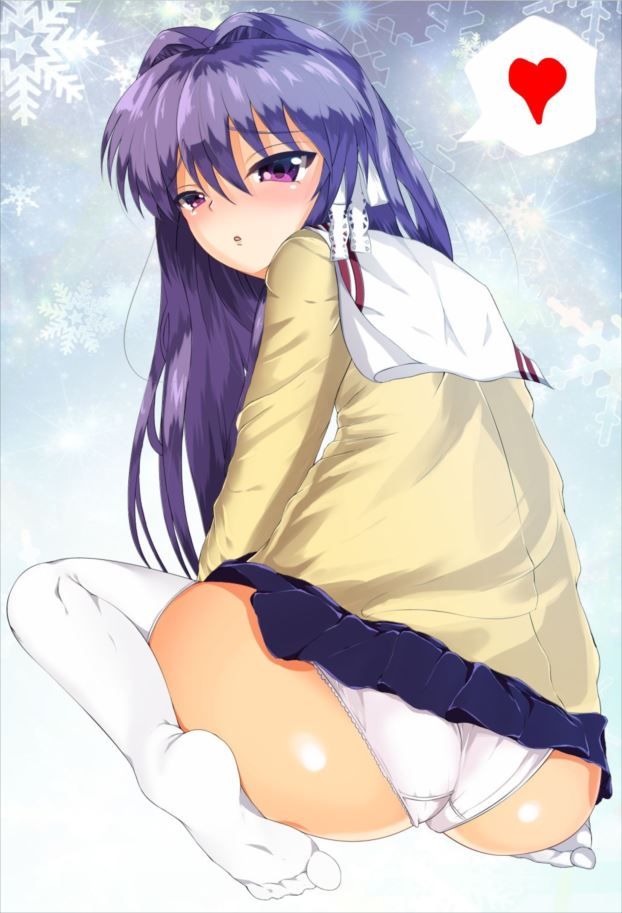 Erotic image that is going to fall into pleasure ant-face Fujibayashi Apricot! 【CLANNAD】 1