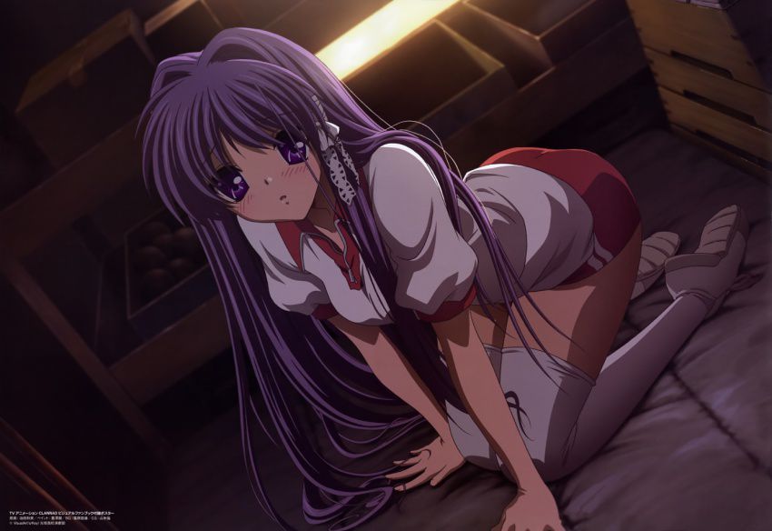 Erotic image that is going to fall into pleasure ant-face Fujibayashi Apricot! 【CLANNAD】 15