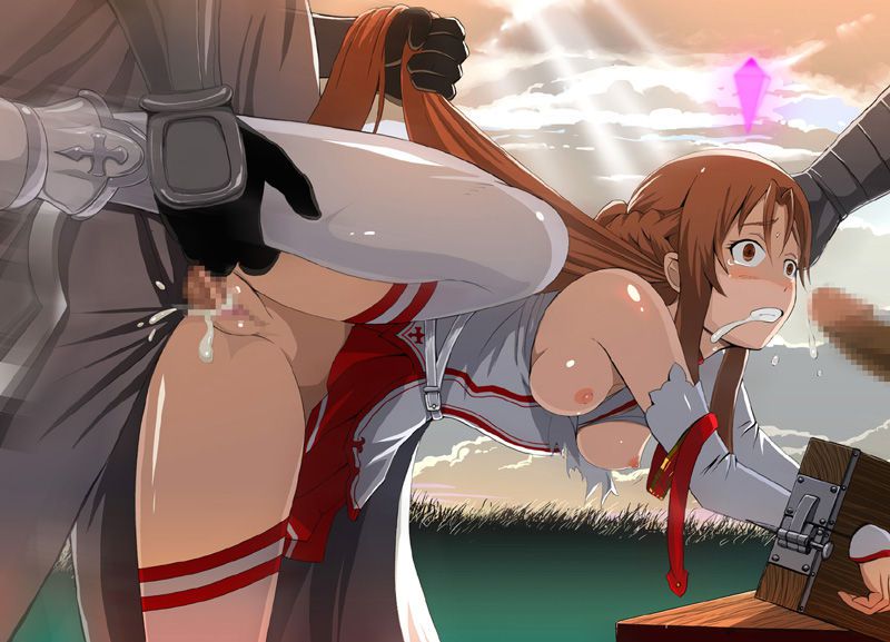 Erotic image that can be pulled out just by imagining asuna's masturbation figure [Sword Art Online] 35
