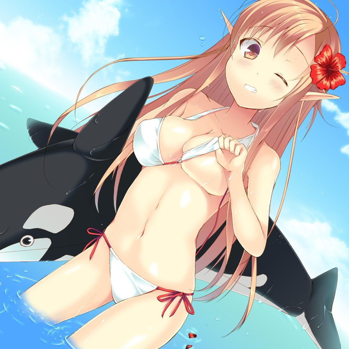 Erotic image that can be pulled out just by imagining asuna's masturbation figure [Sword Art Online] 38