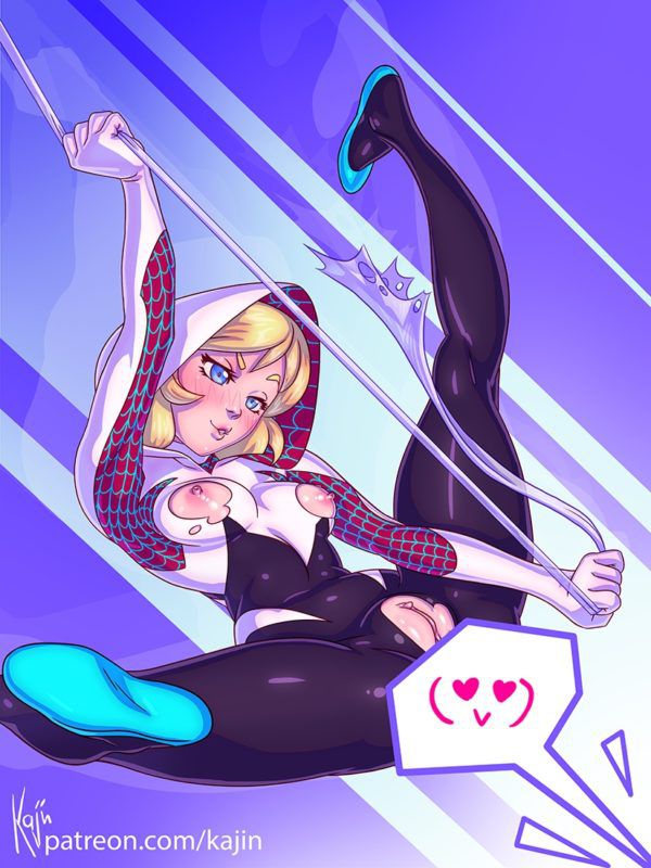 [Spider-Man] Was there a secondary erotic image that such a transcendent erotic Spider Gwen will come off?! 24
