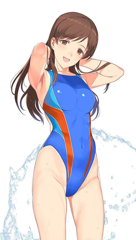 [Swimming swimsuit] beautiful girl image of the swimsuit that a body line comes out just by wearing it Part 21 12