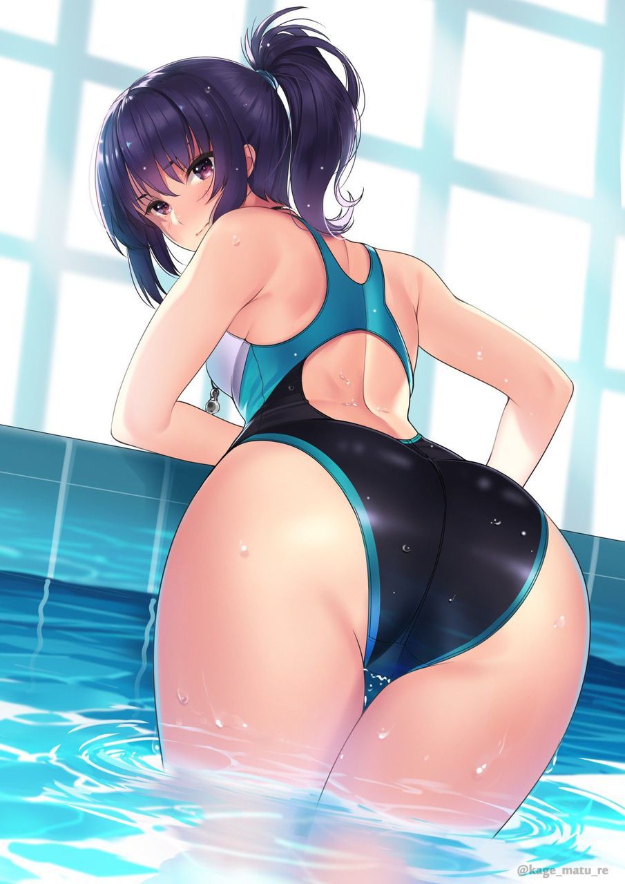 [Swimming swimsuit] beautiful girl image of the swimsuit that a body line comes out just by wearing it Part 21 4
