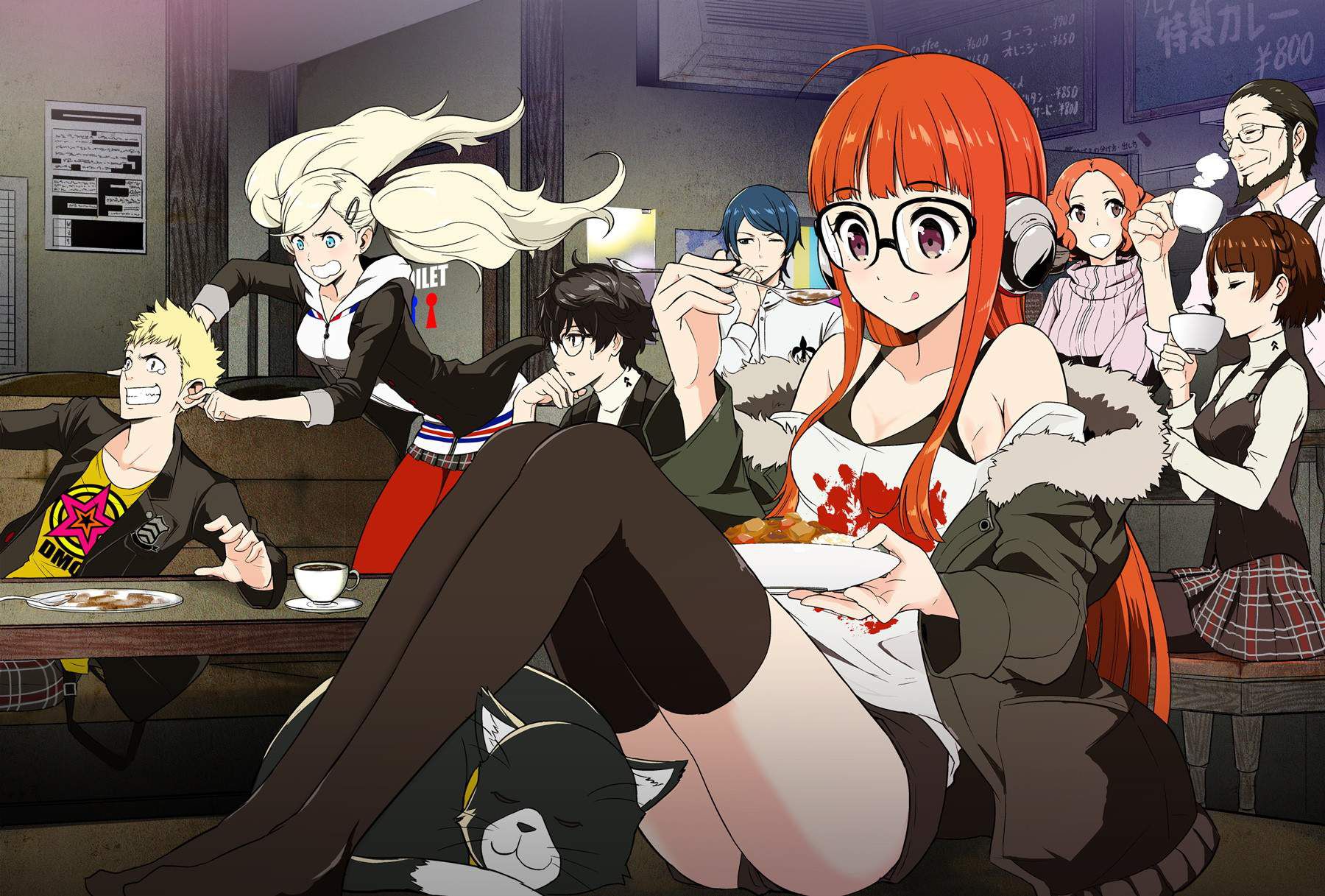 [Erotic image] persona Sakura Futaba and the pull-out Nuki secondary erotic image that H like a cartoon wants to 3