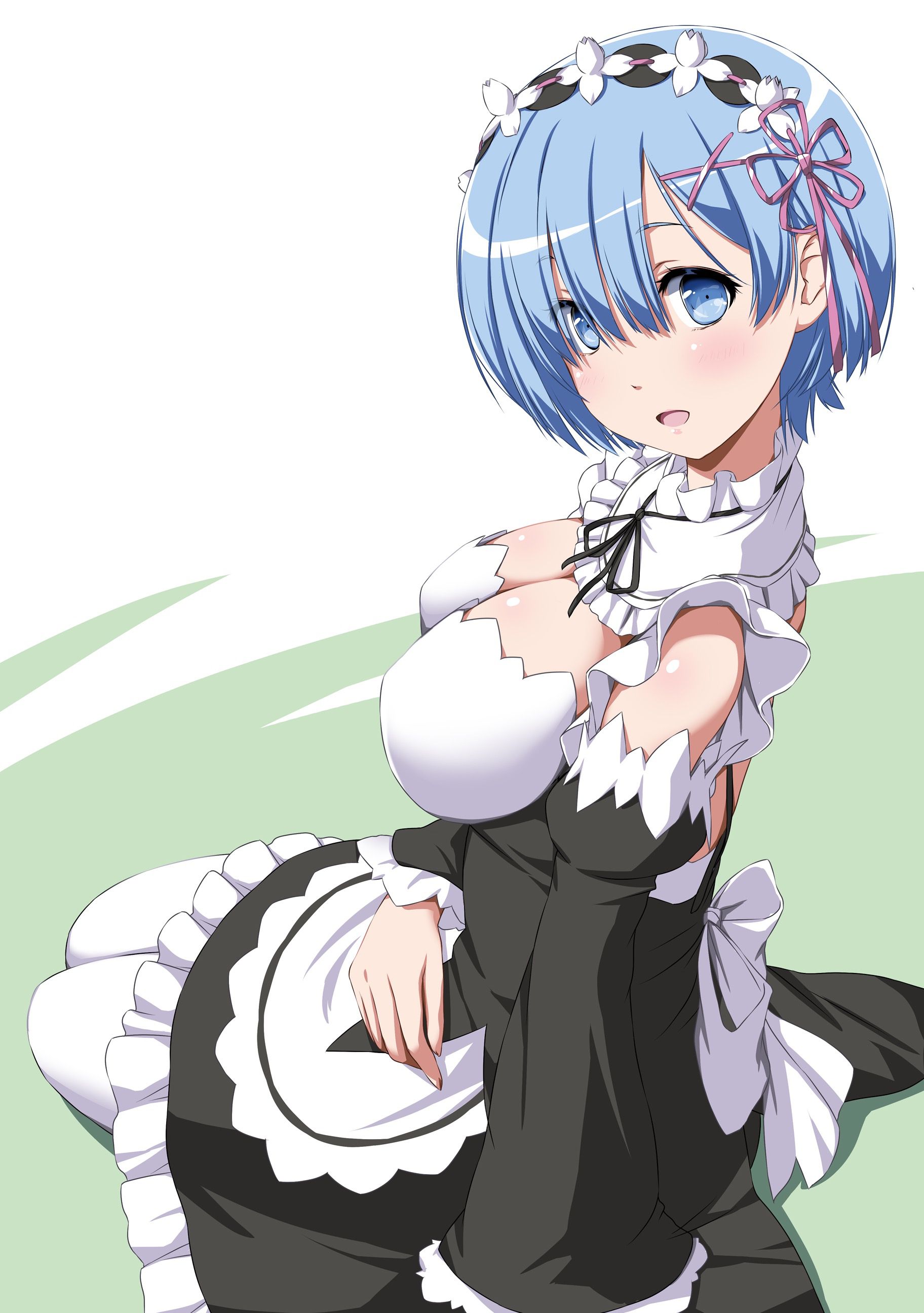 [Re: Life in a different world starting from zero] Secondary erotic image that Rem and Hamehame rich H want to want 17