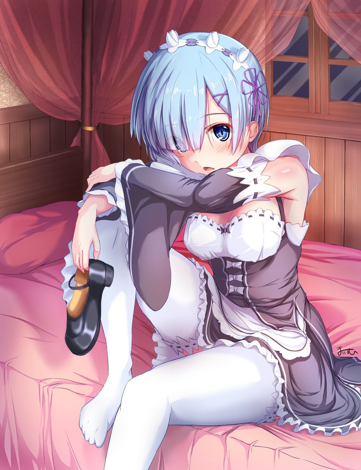 [Re: Life in a different world starting from zero] Secondary erotic image that Rem and Hamehame rich H want to want 38