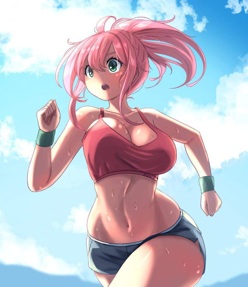 I want to thoroughly enjoy such a figure and such a figure of a sports girl 17
