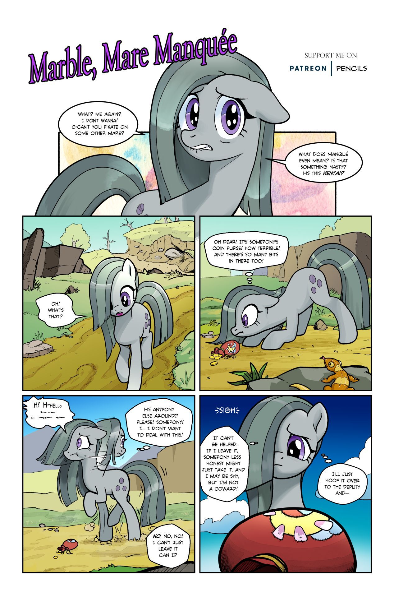 [Pencils] Marble, Mare Manquée [My Little Pony Friendship is Magic] (Ongoing) 1