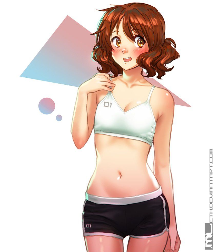 【2D】Erotic image of healthy sports bra girl 16