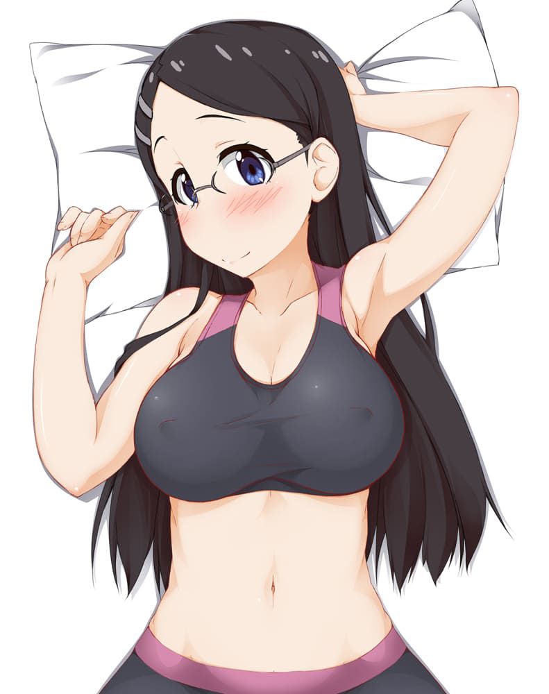 【2D】Erotic image of healthy sports bra girl 17