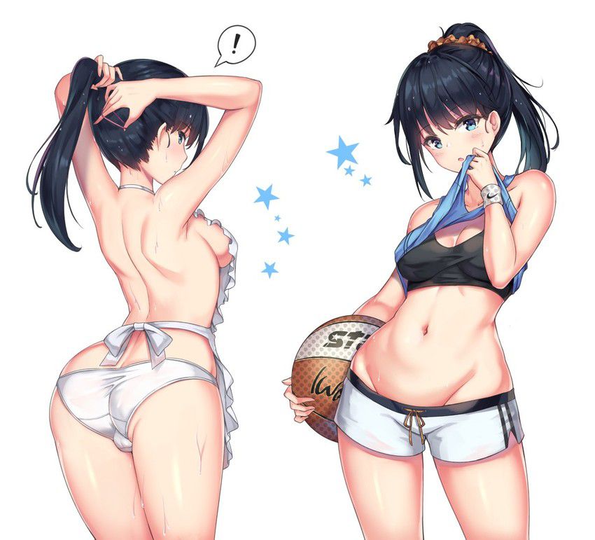 【2D】Erotic image of healthy sports bra girl 21