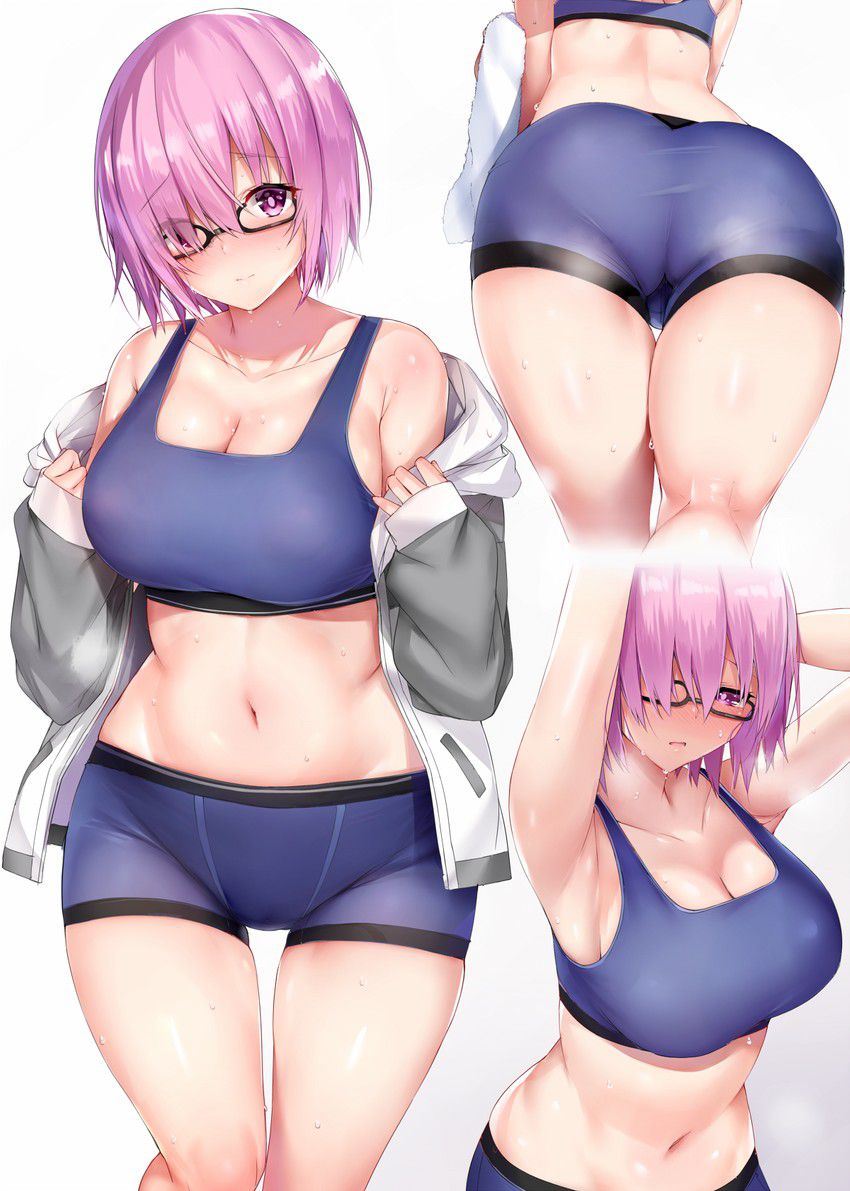 【2D】Erotic image of healthy sports bra girl 9