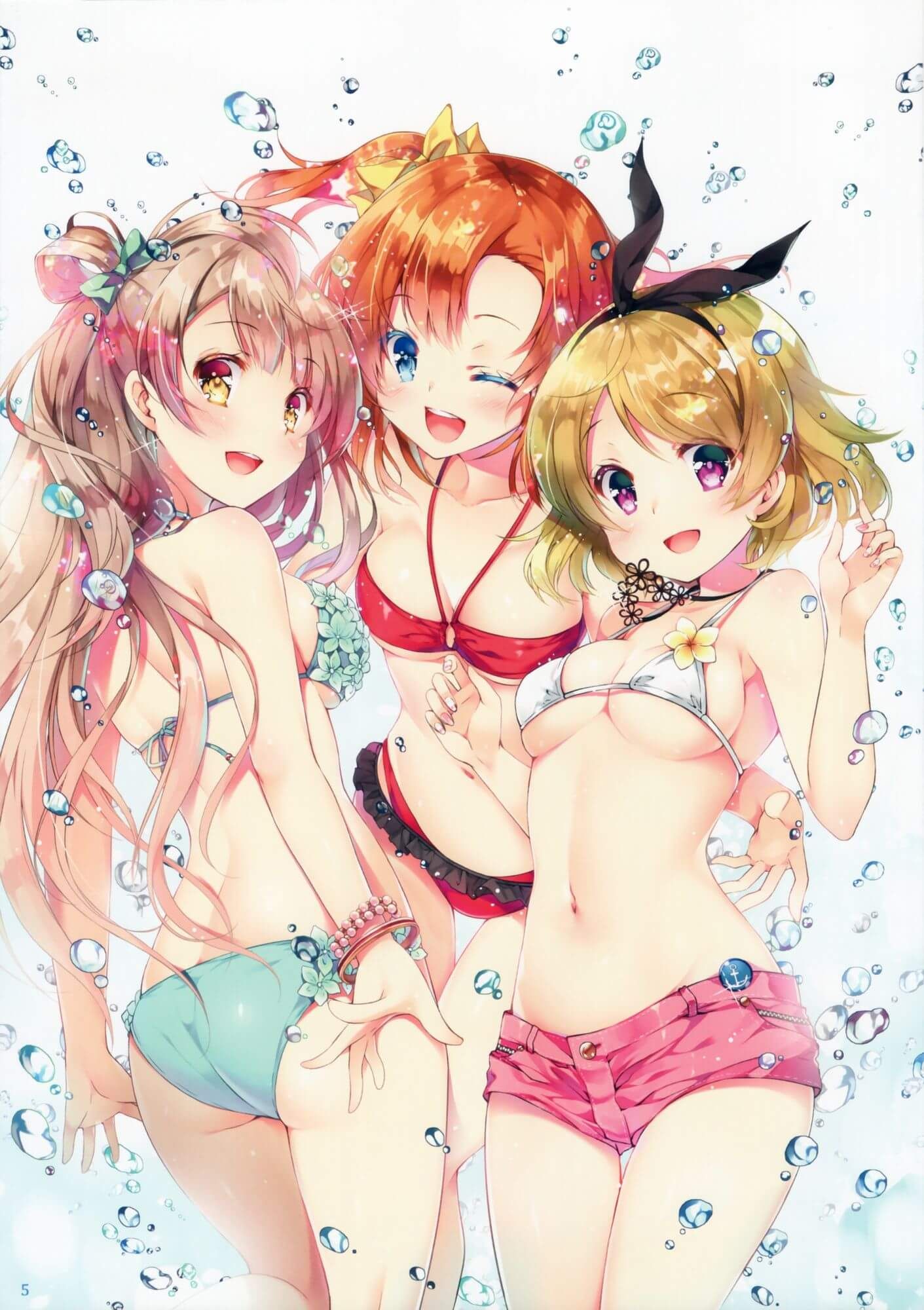 image of the lower abdomen of two-dimensional beautiful girls 11