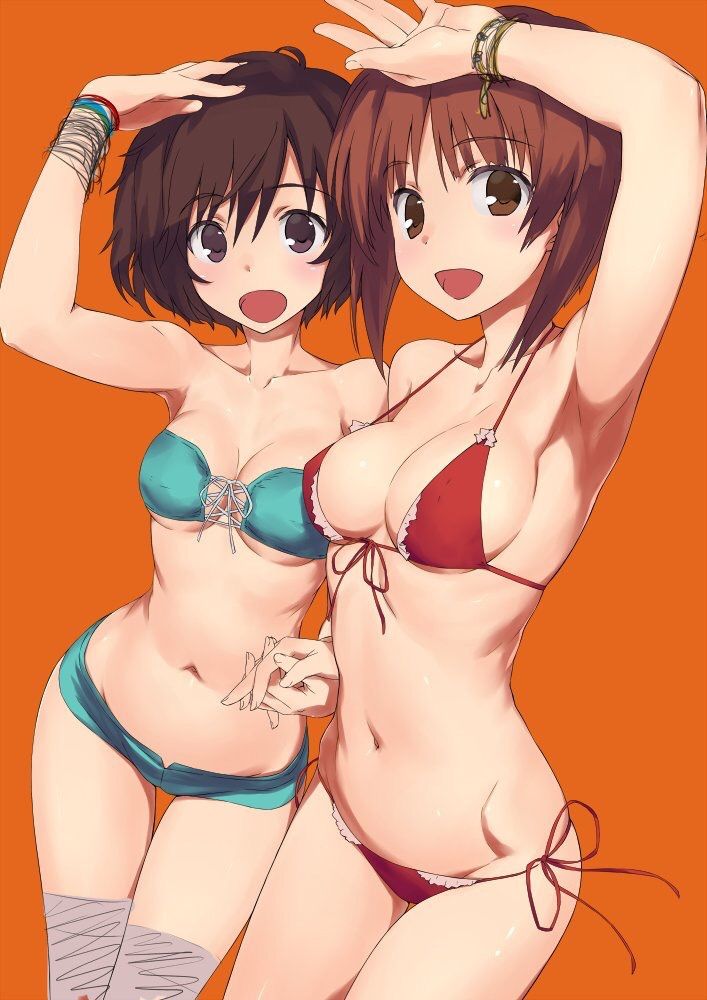 image of the lower abdomen of two-dimensional beautiful girls 4