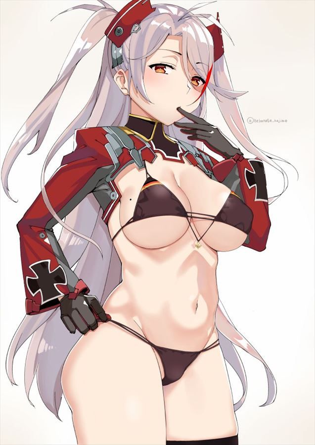【Azure Lane Erotic Image】Here is the secret room for those who want to see Prinz Eugen's Ahe face! 3